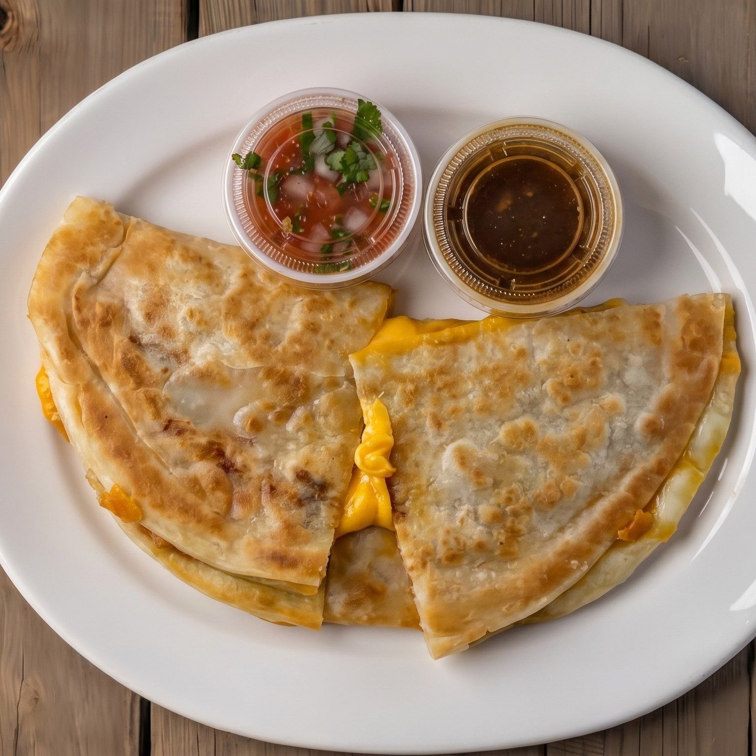 Cheese Quesadilla.
