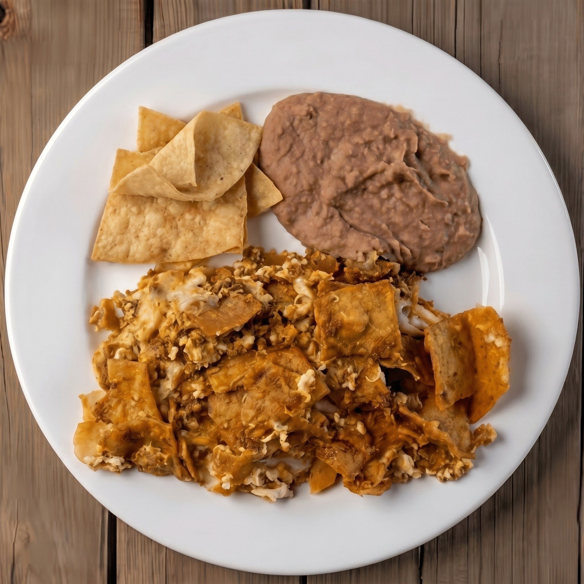 Migas Norteñas Plato.